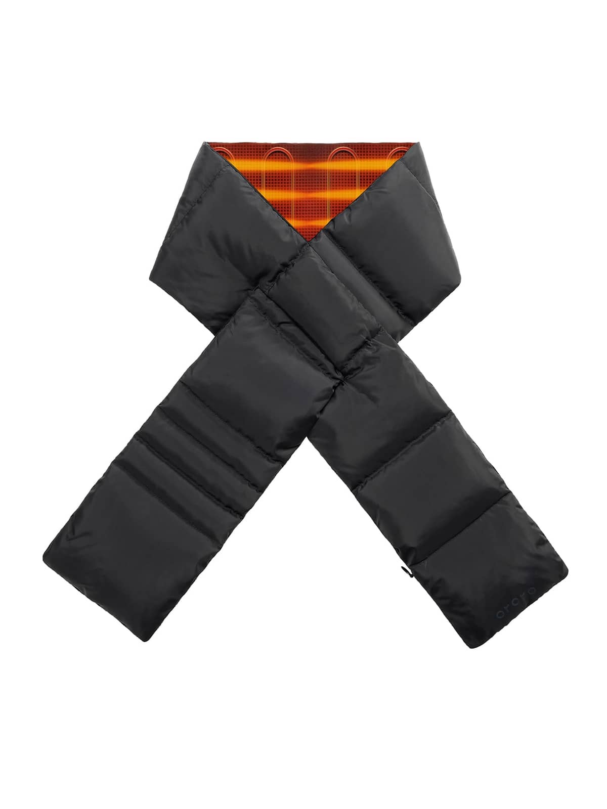 ORORO Long Heated Down Scarf with USB-C Rechargeable Battery
