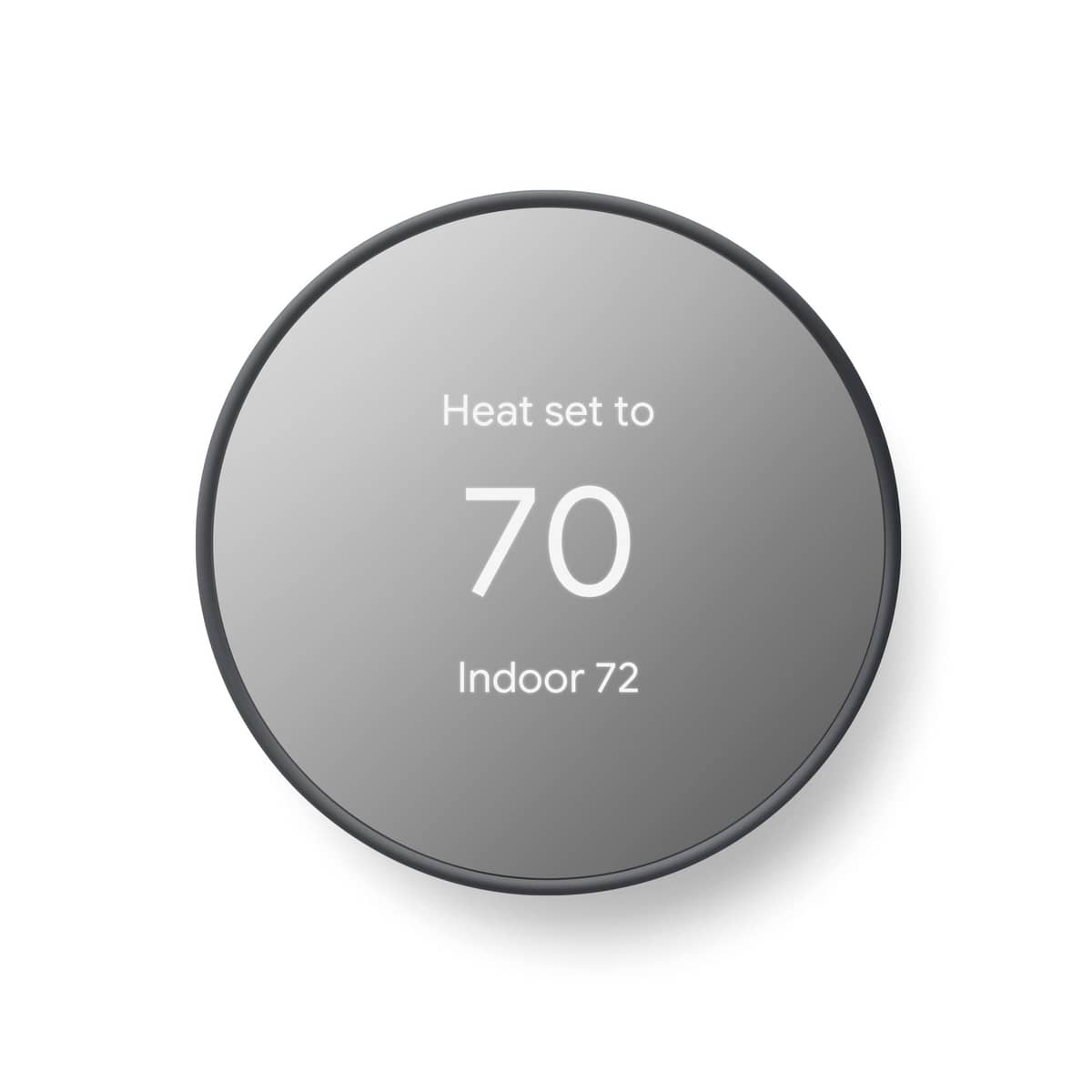 Google Nest Thermostat, Programmable Wi-Fi, Charcoal