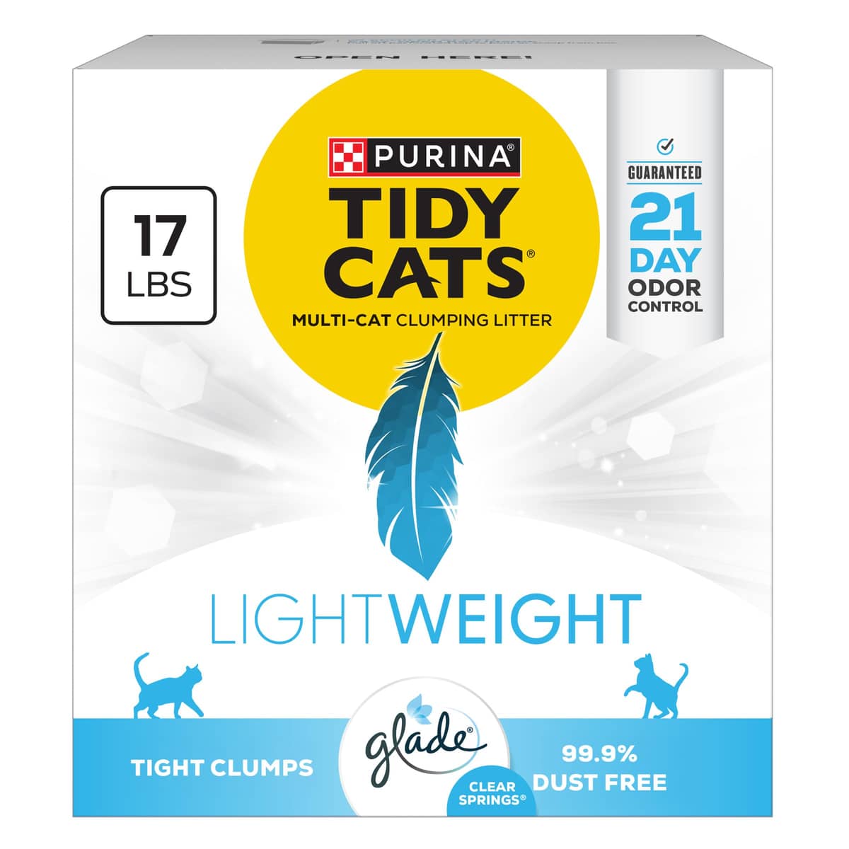 Purina Tidy Cats LightWeight Clumping Cat Litter, 17 lb