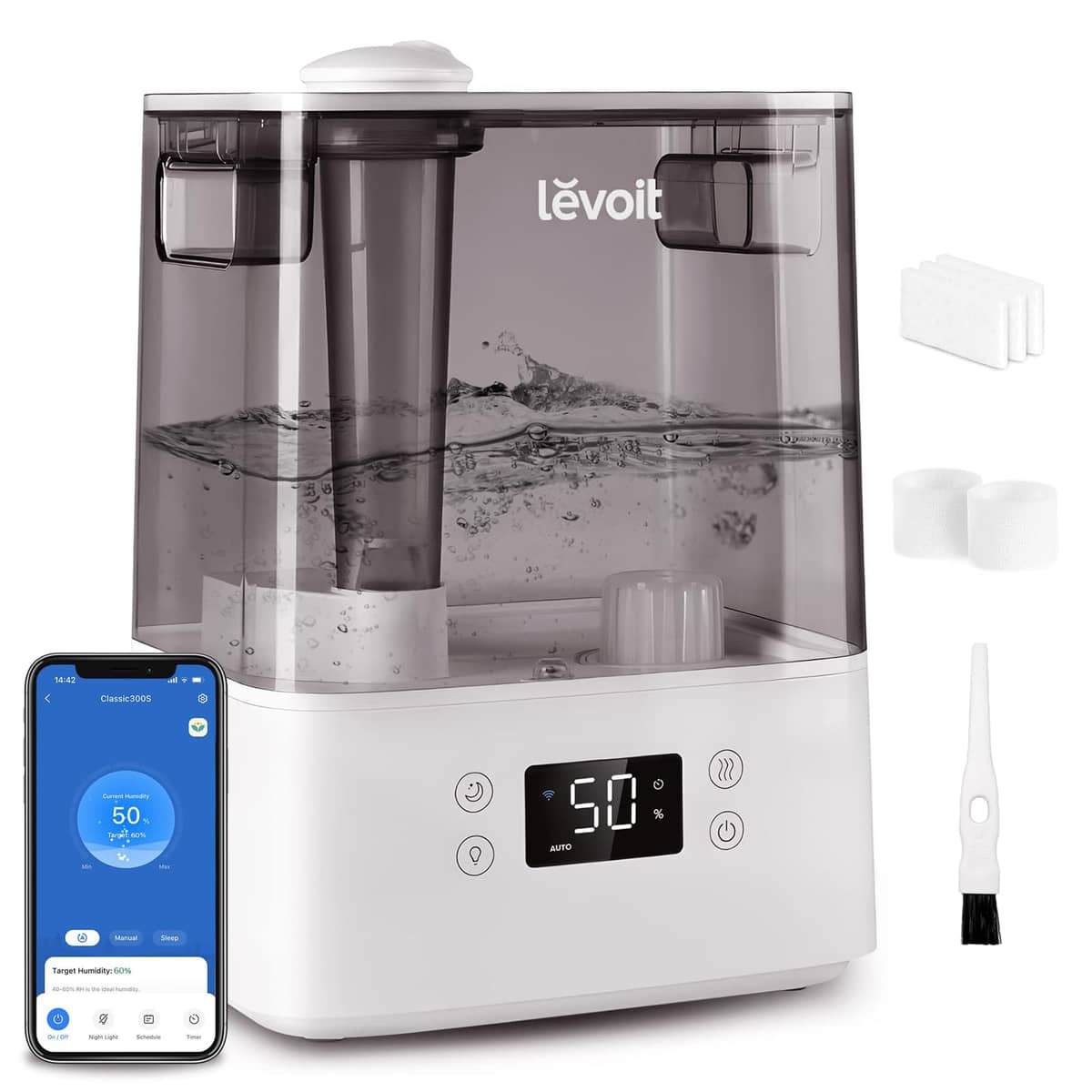 LEVOIT Classic 300S 6L Smart Ultrasonic Cool Mist Humidifier