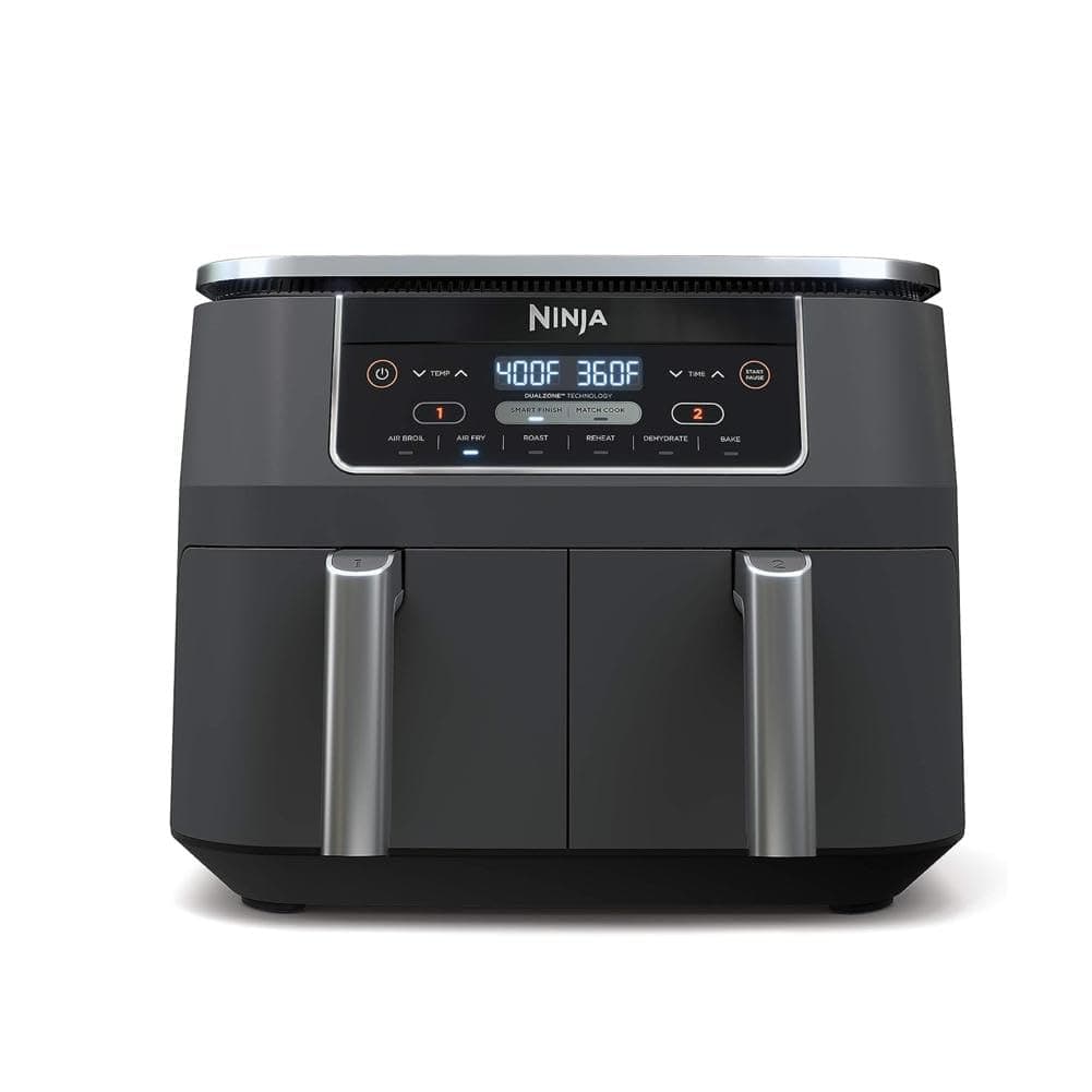 Ninja DZ201 Foodi 8-Quart 6-in-1 DualZone 2-Basket Air Fryer