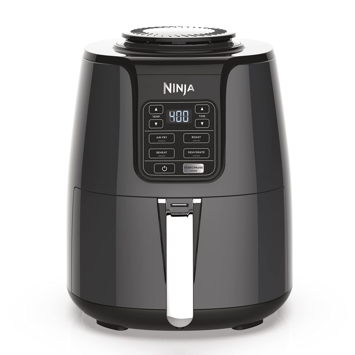 Ninja Air Fryer, 4 Qt Capacity, 4-in-1 Crisp, Roast, Reheat, and Dehydrate, Dishwasher Safe Parts, 105°F-400°F, 1550 Watt, Grey, AF101