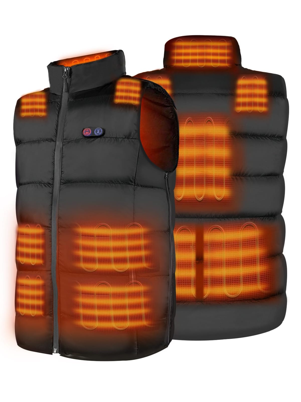 Dr. Prepare Heated Vest for Men, Heated Vest Women, Mens Heated Jacket with Adjustable Sizes (Battery Pack Not Included)